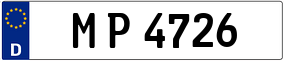 Truck License Plate